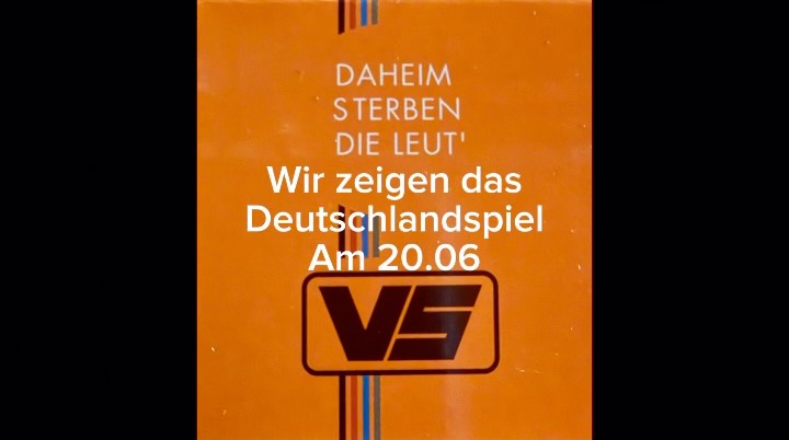 Wir zeigen das Deutschlandspiel am Samstag 20.06, auf gehts.
Bier steht kalt
#dreimühlenviertel #ausgehen #ausgeheninmünchen #valentinstüberl #münchen